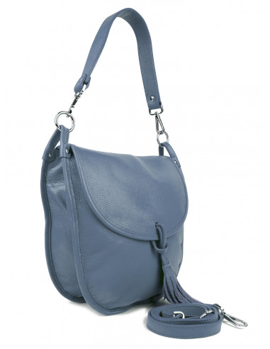 Dámská kožená kabelka Giostra Perlita se střapcem