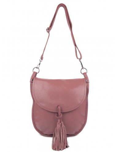 Dámská kožená kabelka Giostra Perlita se střapcem