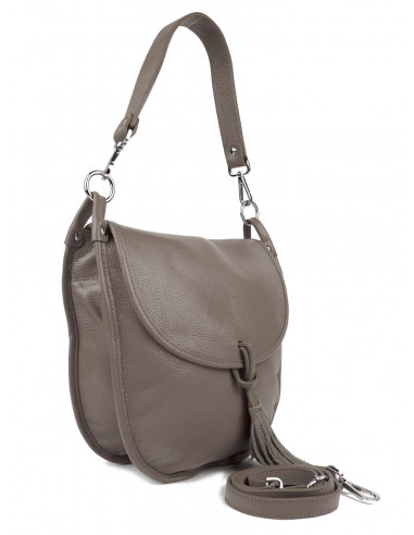 Dámská kožená kabelka Giostra Perlita se střapcem