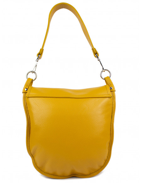 Dámská kožená kabelka Giostra Perlita se střapcem