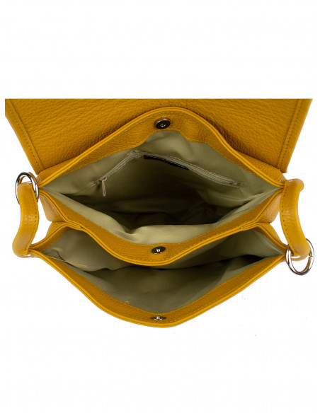 Dámská kožená kabelka Giostra Perlita se střapcem