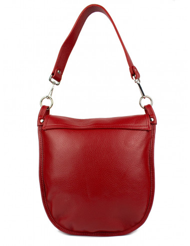 Dámská kožená kabelka Giostra Perlita se střapcem