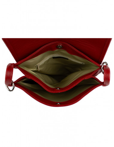 Dámská kožená kabelka Giostra Perlita se střapcem