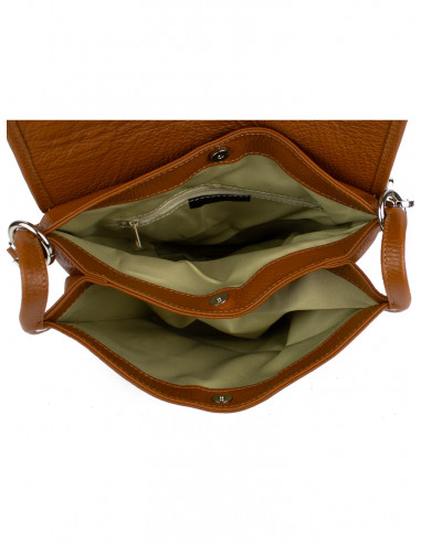 Dámská kožená kabelka Giostra Perlita se střapcem