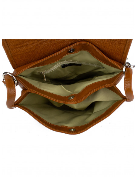 Dámská kožená kabelka Giostra Perlita se střapcem