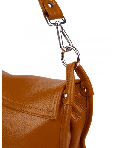 Dámská kožená kabelka Giostra Perlita se střapcem