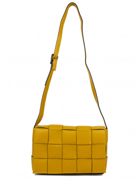 Dámská proplétaná kožená kabelka Giostra Carlita