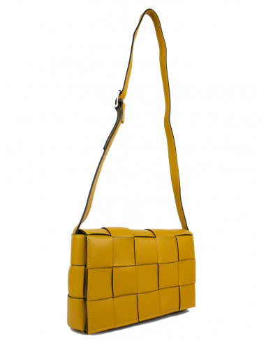 Dámská proplétaná kožená kabelka Giostra Carlita