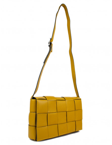 Dámská proplétaná kožená kabelka Giostra Carlita