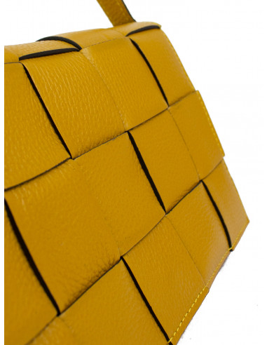 Dámská proplétaná kožená kabelka Giostra Carlita