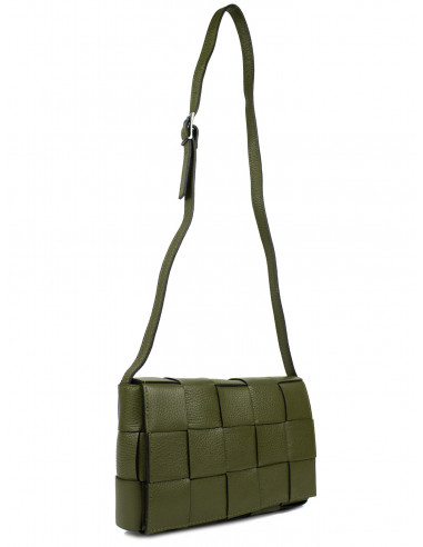 Dámská proplétaná kožená kabelka Giostra Carlita