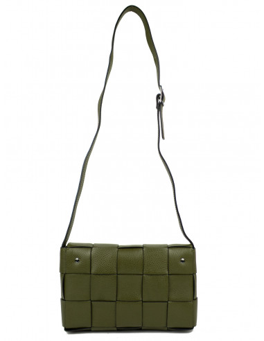 Dámská proplétaná kožená kabelka Giostra Carlita