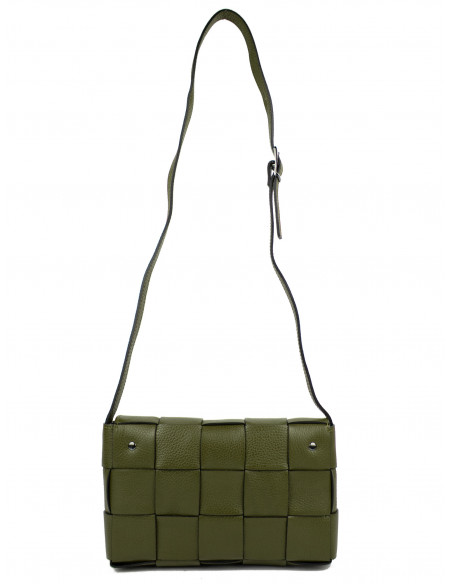 Dámská proplétaná kožená kabelka Giostra Carlita