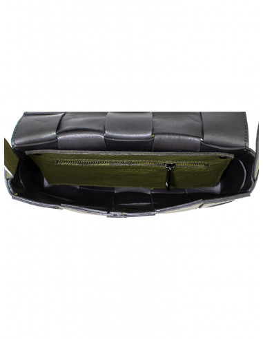 Dámská proplétaná kožená kabelka Giostra Carlita