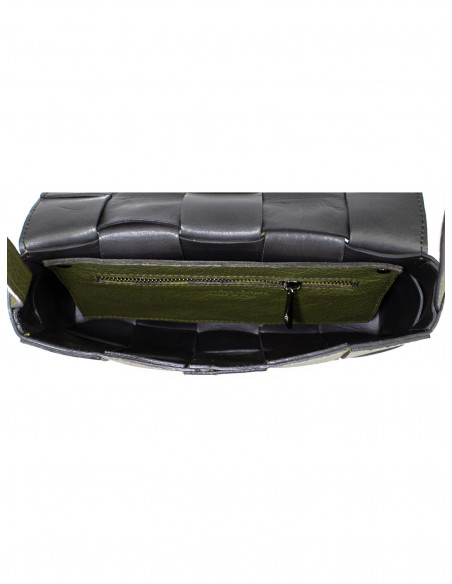 Dámská proplétaná kožená kabelka Giostra Carlita