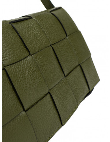 Dámská proplétaná kožená kabelka Giostra Carlita