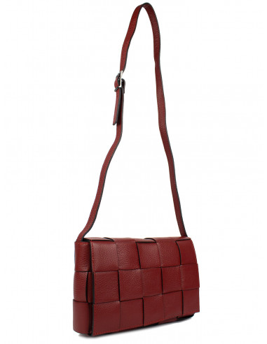 Dámská proplétaná kožená kabelka Giostra Carlita