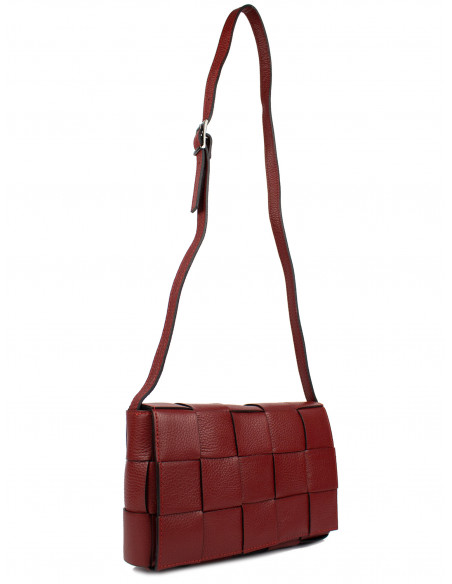 Dámská proplétaná kožená kabelka Giostra Carlita