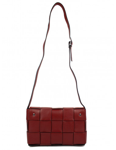 Dámská proplétaná kožená kabelka Giostra Carlita