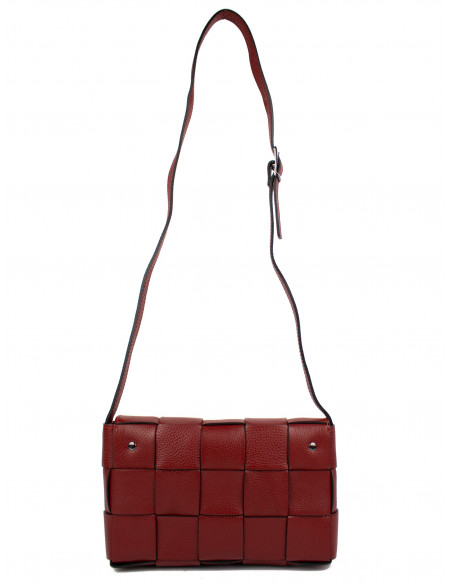 Dámská proplétaná kožená kabelka Giostra Carlita