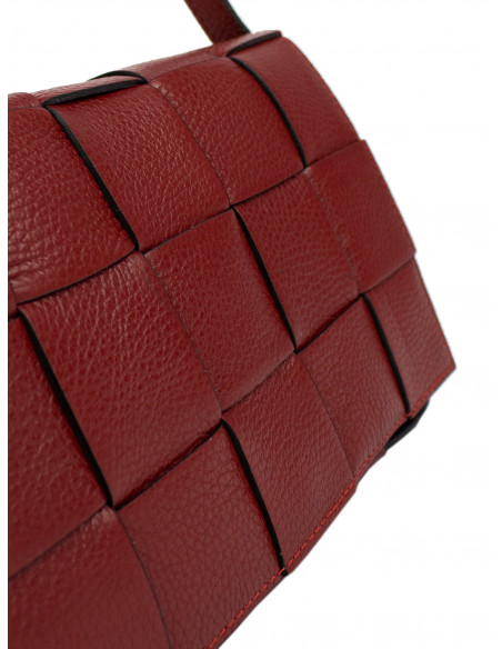 Dámská proplétaná kožená kabelka Giostra Carlita