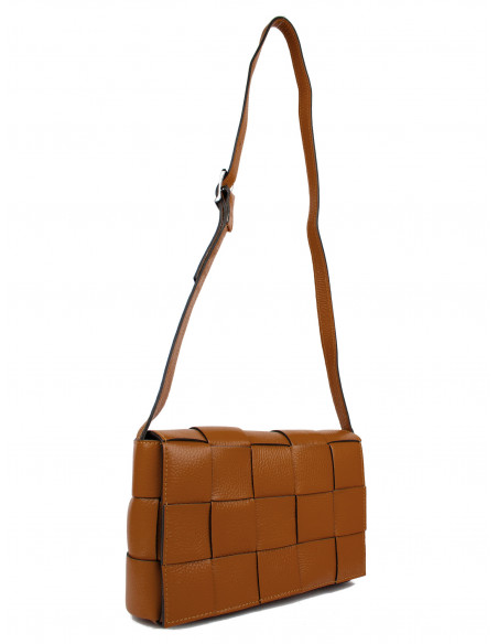 Dámská proplétaná kožená kabelka Giostra Carlita