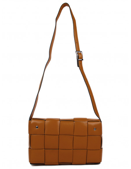 Dámská proplétaná kožená kabelka Giostra Carlita