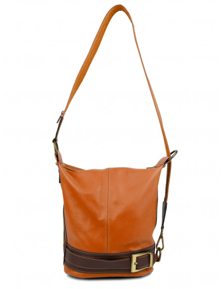 Dámská kožená crossbody kabelka/batoh 2v1 Giostra Gloria