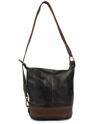 Dámská kožená crossbody kabelka/batoh 2v1 Giostra Gloria