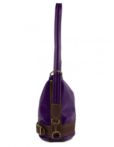 Dámská kožená crossbody kabelka/batoh 2v1 Giostra Gloria