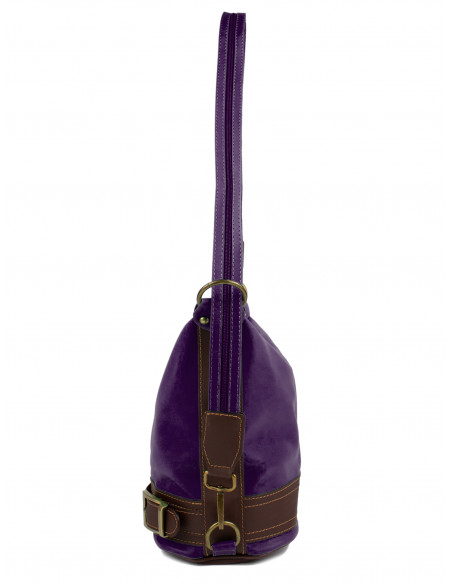 Dámská kožená crossbody kabelka/batoh 2v1 Giostra Gloria