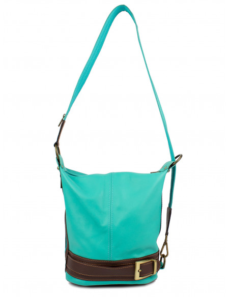 Dámská kožená crossbody kabelka/batoh 2v1 Giostra Gloria