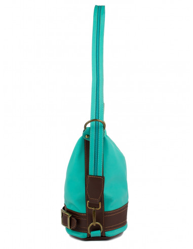 Dámská kožená crossbody kabelka/batoh 2v1 Giostra Gloria