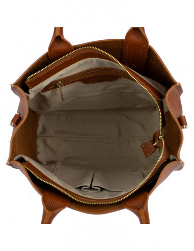 Dámská kožená kabelka Giostra Adona velká na rameno