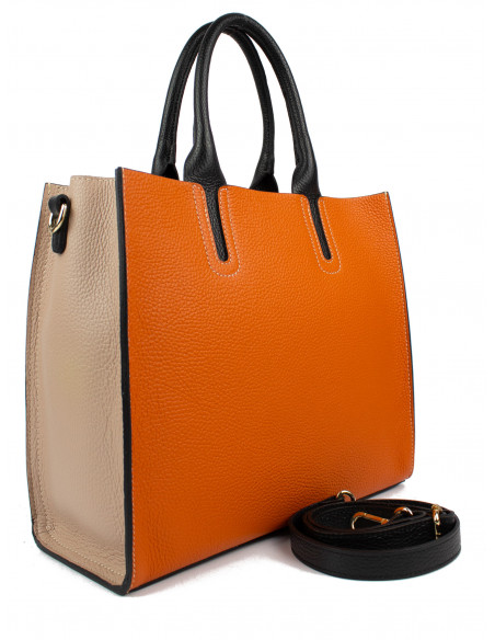 Dámská kožená kabelka Giostra Adona velká na rameno