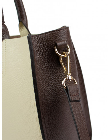 Dámská kožená kabelka Giostra Adona velká na rameno