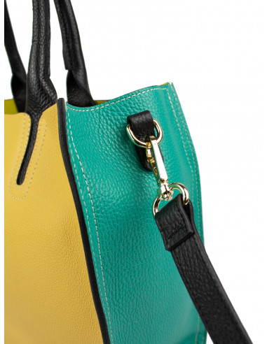 Dámská kožená kabelka Giostra Adona velká na rameno