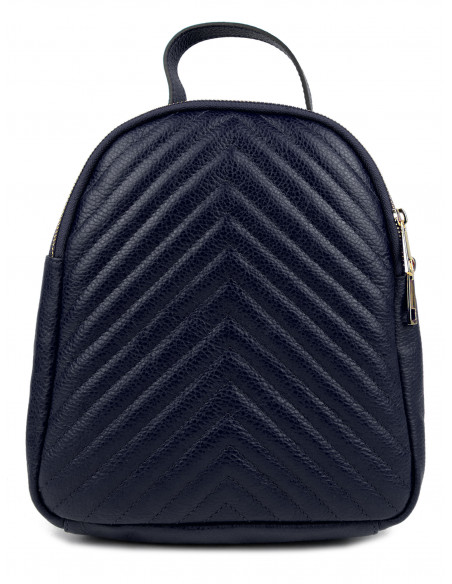 Dámský kožený batoh Giostra Zaino s ozdobným prošíváním