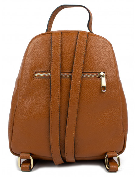 Dámský kožený batoh Giostra Zaino s ozdobným prošíváním