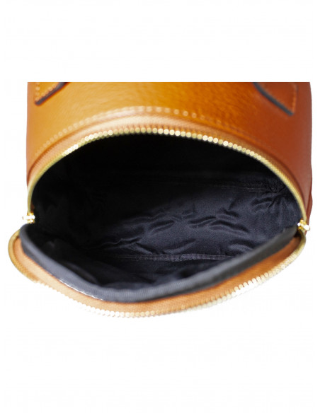 Dámský kožený batoh Giostra Zaino s ozdobným prošíváním