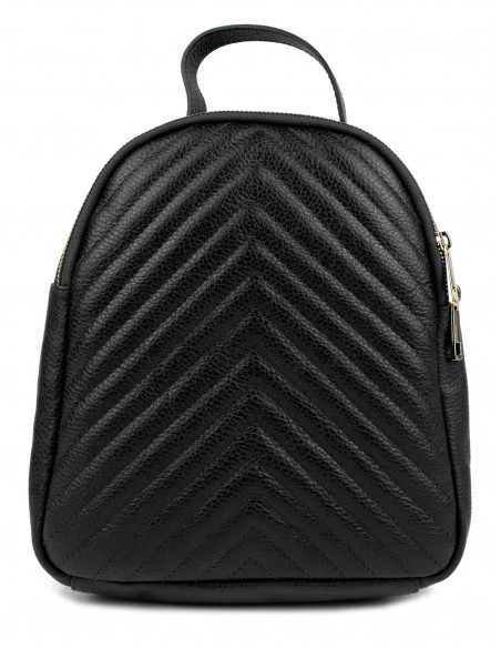 Dámský kožený batoh Giostra Zaino s ozdobným prošíváním