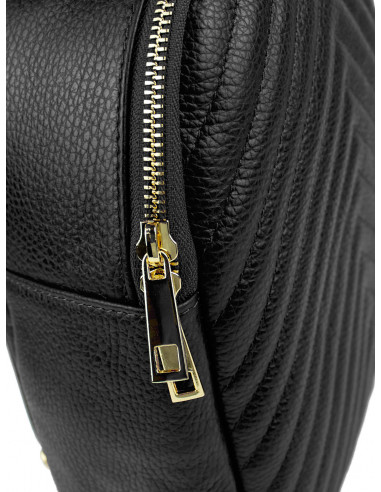 Dámský kožený batoh Giostra Zaino s ozdobným prošíváním