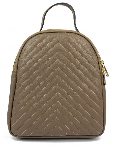 Dámský kožený batoh Giostra Zaino s ozdobným prošíváním