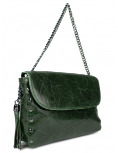 Dámská kožená kabelka Giostra Laetita s řetízkem 2