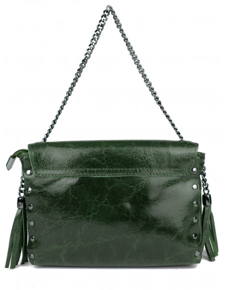 Dámská kožená kabelka Giostra Laetita s řetízkem