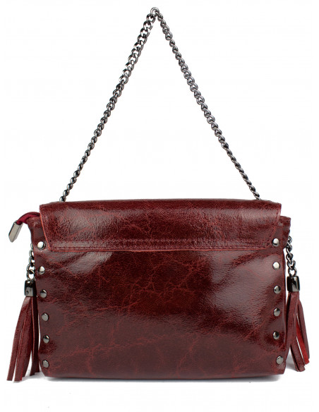 Dámská kožená kabelka Giostra Laetita s řetízkem