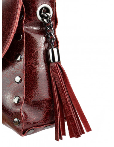 Dámská kožená kabelka Giostra Laetita s řetízkem