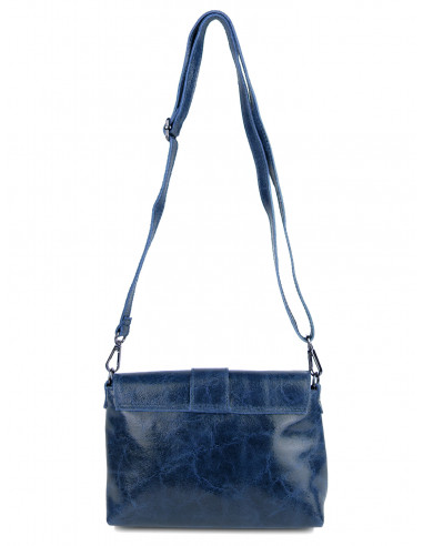 Dámská kožená crossbody kabelka Giostra Luna s kovovou ozdobou