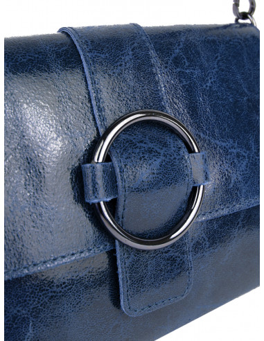 Dámská kožená crossbody kabelka Giostra Luna s kovovou ozdobou