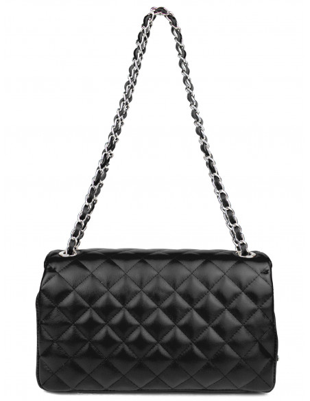 Dámská kožená kabelka Pierre Cardin Bella Medium prošívaná s řetízkem